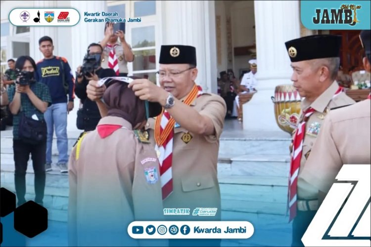 Unsur Pimpinan Kwarda Jambi Hadiri Pembukaan KBN 2022 di Bengkulu