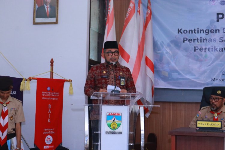 Ka. Kwarda Lepas Konda Jambi, untuk Ikuti Pertikawan Regional Sumatera Tahun 2023