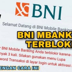 Cara membuka blokIr ATM Bank BNi atau mobile banking BNi