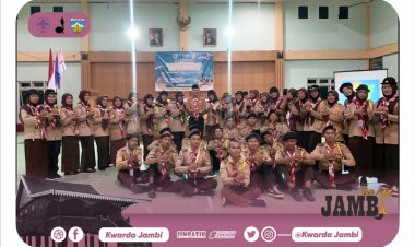 Kwarcab Gerakan Pramuka Merangin selenggarakan Latihan Pengembangan Kepemimpinan bagi Pramuka T/D