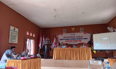 Kunjungan Kerja Kwarda Gerakan Pramuka Jambi ke Kwarcab Gerakan Pramuka Tebo