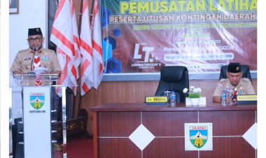Pemusatan Latihan Peserta Utusan Kontingen Daerah Jambi pada LT V Tahun 2023