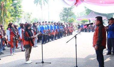 Kamabida Gerakan Pramuka Jambi Lepas Keberangkatan Peserta Raimuna Nasional  XII  Tahun 2023