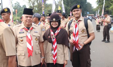 Ka.Kwarda Jambi menghadiri Upacara Pembukaan Raimuna Nasional XII Tahun 2023.