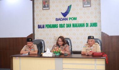 Audiensi Ka. Kwarda Jambi dengan Saka POM Jambi