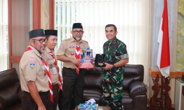 Ka. Kwarda Jambi audiensi dengan Danrem 042/Gapu Jambi