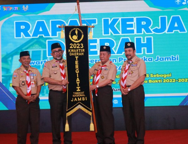Rakerda Jambi Tahun 2024, dihadiri Ka. Kwarnas Gerakan Pramuka