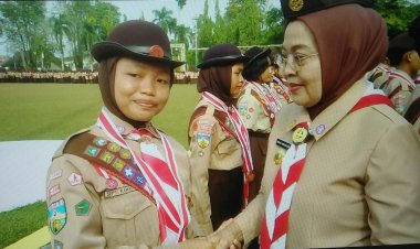 Kalungkan TPG; Gudep Berprestasi Terima Hadiah