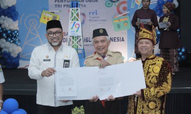 Penandatanganan  MOU Kwarda Jambi Dengan LPP RRI Jambi