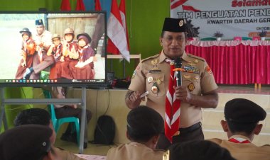 Di Tengah Kabut Asap 2026, Semangat Bela Negara Pramuka Merangin Tetap Membara