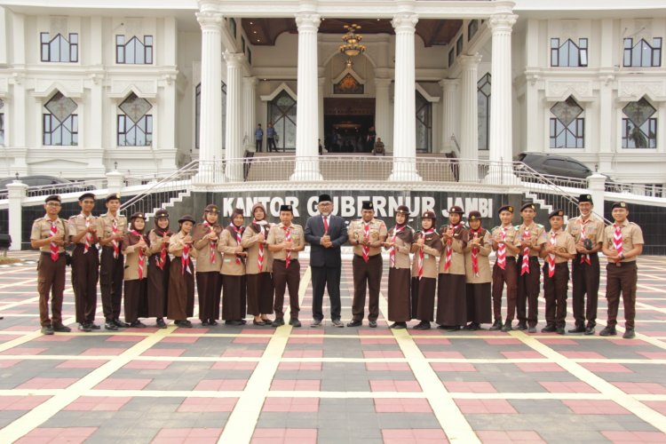 Waka Komunikasi Teknologi dan Informasi  Kwartir Daerah Gerakan Pramuka Jambi, Hadiri Upacara Hari Sumpah Pemuda