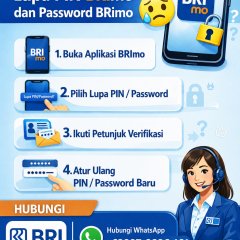 Solusi cara mengatasi salah password BRImo terblokir 3 kali