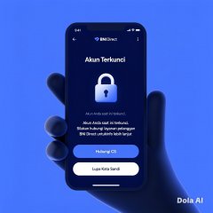 Akun BNI Direct Token terblokir