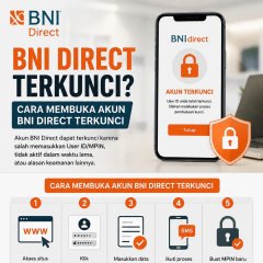 BNI Direct salah password terblokir