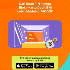 cara mudah buka blokir wondr by BNI atau salah password transaksi