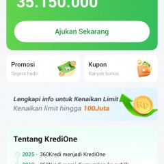 Untuk menonaktifkan dan menghapus akun KrediOne