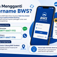 Cara Atasi Lupa Username Password dan PIN Bws Mobile