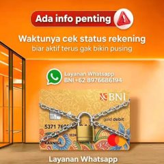 Cara buka Blokir kartu atm BNi yang terblokir karena salah pin